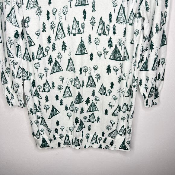 Womans ModCloth Log Cabin Holiday Sweater Size 1X - Picture 9 of 11
